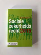 Basisboek socialezekerheidsrecht 2015, Ophalen of Verzenden, Nieuw, HBO