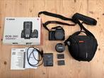 Canon eos 200D met 18-55 kitlens, Ophalen of Verzenden, Zo goed als nieuw, Canon
