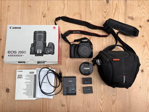 Canon eos 200D met 18-55 kitlens, Audio, Tv en Foto, Fotocamera's Digitaal, Zo goed als nieuw, Canon, Ophalen of Verzenden