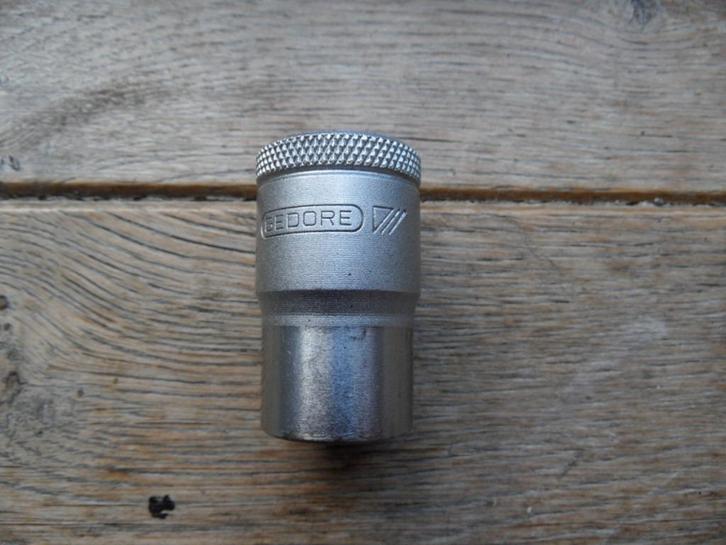 Gedore D19 dop 12 kant 1/2 aandrijving maat 15 18 24, Auto diversen, Autogereedschap, Gebruikt, Ophalen of Verzenden