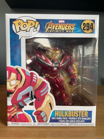 Funko Pop Hulkbuster, grote pop Marvel beschikbaar voor biedingen