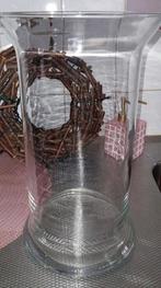 Grote glazen vaas .35 cm hoog izgst, Ophalen, Zo goed als nieuw
