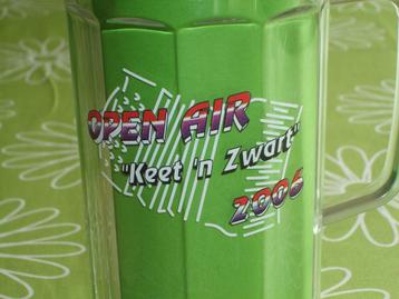 Grolsch Open Air 2006 Keet'n zwart - Kunststof pul 1/2 liter beschikbaar voor biedingen
