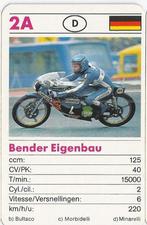 Kw1834-- 2a motorkaartje bender eigenbau, Ophalen of Verzenden, Zo goed als nieuw, Motoren