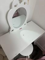 Leuke kinder make up tafel met spiegel en stoel, Ophalen, Gebruikt, Tafel(s) en Stoel(en)