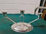 kandelaar zilverkkleurig, Ophalen of Verzenden, 'T Olde Gre-j, Info@toldegrej.nl, Endepoelstraat 20f Didam