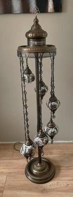 Mediterrane Staanlamp Handgemaakt, Ophalen of Verzenden, Gebruikt, Metaal, 100 tot 150 cm