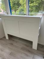 BRIMNES hoofdbord IKEA 140 cm wit, Huis en Inrichting, Slaapkamer | Bedden, Ophalen, Wit, Tweepersoons, 140 cm