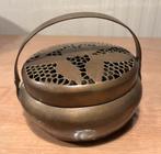 Oude antieke Chinese koperen handwarmer 15 cm breed, Antiek en Kunst, Ophalen of Verzenden