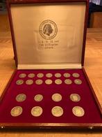 Luxe cassette Juliana nikkel/brons 1950-1980, Ophalen, Koningin Juliana, Overige waardes, Setje