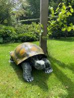 (Tuin)Beeld schildpad, eye catcher tuin, vijver, 100 cm, Tuin en Terras, Ophalen, Nieuw, Kunststof, Dierenbeeld