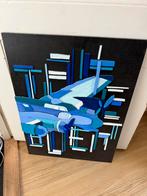 Houten kunstwerk vliegtuig - gratis afhalen, Antiek en Kunst, Ophalen