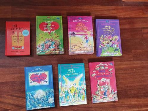 8 x HOE  OVERLEEF  IK  van  Francine Oomen, Boeken, Kinderboeken | Jeugd | 10 tot 12 jaar, Zo goed als nieuw, Ophalen of Verzenden