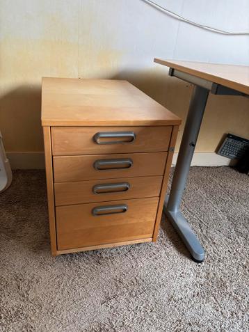 IKEA Bureau Galant met ladeblok - afbeelding 6