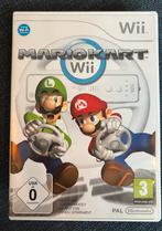 Wii Mario Kart + spelhandleiding + stuurtje, Online, Racen en Vliegen, Ophalen of Verzenden, Zo goed als nieuw