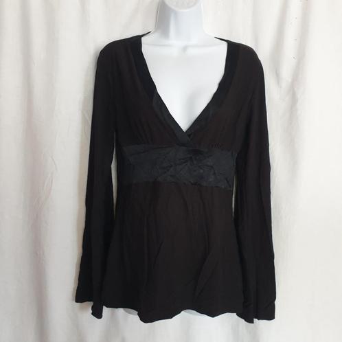 Stoer zwart damesshirt wijde mouw mt L merk Trois de Boulogn, Kleding | Dames, T-shirts, Zo goed als nieuw, Maat 42/44 (L), Zwart