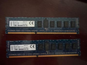 8GB HP PC3L-10600R 2x4GB DDR3 ECC registerd RAM beschikbaar voor biedingen