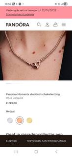 Pandora ketting rose verguld ik heb hem 2x gedragen, Ophalen of Verzenden, Nieuw, Goud, Goud