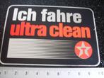 folie sticker texaco logo ich fahre ultra clean, Merk, Zo goed als nieuw, Verzenden