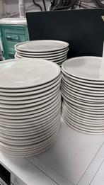 Rak 70 borden - plat gebroken wit  28 cm, Huis en Inrichting, Keuken | Servies, Ophalen, Zo goed als nieuw, Overige stijlen, Bord(en)