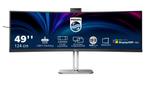 PHILIPS 49B2U6900CH/00  5K Ultrawide monitor met webcam, Kandnelektronica@gmail.com, VA, Refurbished, Ophalen of Verzenden