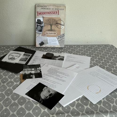 Moorddossier De Oude Eik – LOS ZELF EEN MOORD OP!, Hobby en Vrije tijd, Denksport en Puzzels, Zo goed als nieuw, Overige typen