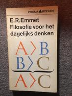 Filosofie voor het dagelijks denken ; door E.R. Emmet, Boeken, Filosofie, Gelezen, Algemeen, Ophalen of Verzenden, E.R. Emmet