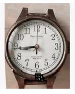 Korting Mooie Brocante klok, groot horloge look, 22 cm hg, Wandklok, Ophalen of Verzenden, Zo goed als nieuw, X