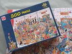 jan van haasteren puzzel 500 stukjes Duits bierfeest Jumbo, Verzenden, 500 t/m 1500 stukjes, Zo goed als nieuw, Legpuzzel