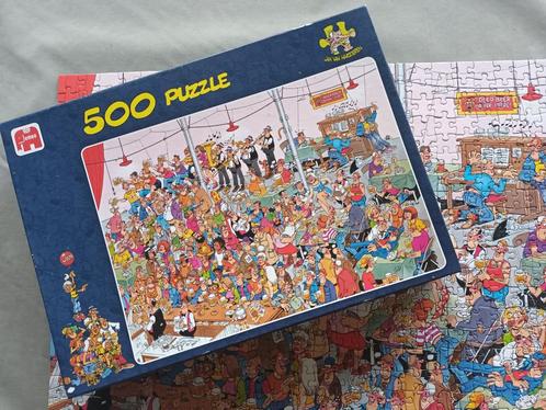 jan van haasteren puzzel 500 stukjes Duits bierfeest Jumbo, Hobby en Vrije tijd, Denksport en Puzzels, Zo goed als nieuw, Legpuzzel