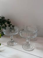 Set van 4 kristallen coupe champagne glazen, Ophalen of Verzenden