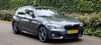 BMW 1-Serie F20 170pk 2019 Pano CarPlay Camera M Sport Editi, Origineel Nederlands, Te koop, Zilver of Grijs, 5 stoelen