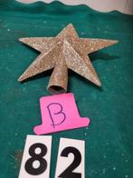 piek ster kunststof goud glitter [b82], Diversen, Kerst, Ophalen of Verzenden