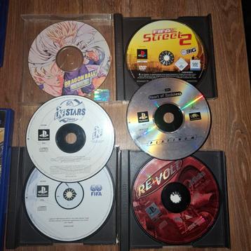 6 Playstation Spellen (PS1)- Klassiekers! beschikbaar voor biedingen