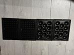 Tefal Multi Reverso Wafel en Poffertjes Platen Set, Ophalen of Verzenden, Uitneembare platen, Zo goed als nieuw