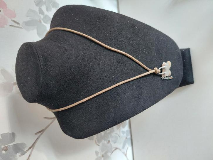 Kettingen roze beige  handtas hanger antieklook, Sieraden, Tassen en Uiterlijk, Kettingen, Nieuw, Roze, Ophalen of Verzenden