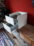 Witte ladeset Expedit past ook in kallax vakkenkast, Ophalen, Doos, Minder dan 35 cm, Zo goed als nieuw