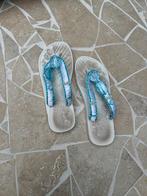 Luxe aparte Ibiza Slippers Maat 37, Kleding | Dames, Schoenen, Ophalen of Verzenden, Gedragen, Wit, Slippers