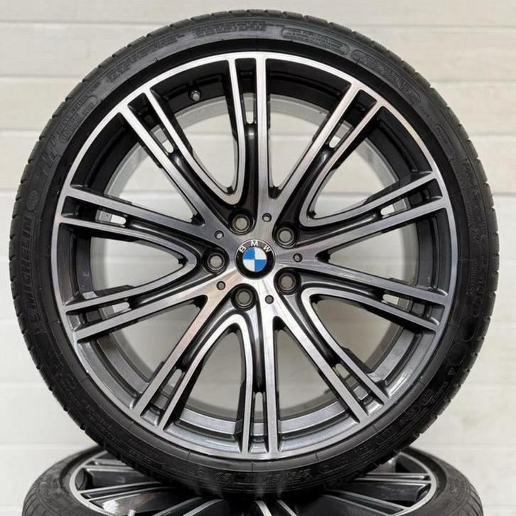 BMW 5 serie G30 2017- 20 inch met zgan zomer + winterbanden, Auto-onderdelen, Banden en Velgen, Banden en Velgen, Zomerbanden