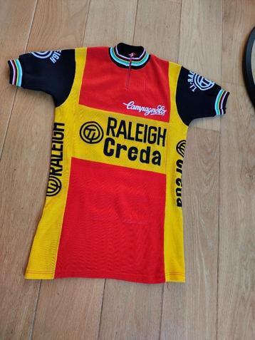 Vintage wollen wielershirt 1980 Raleigh beschikbaar voor biedingen