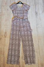 Nog als nieuw! Jumpsuit print bruin/ecru 152, Overige typen, C&A, Meisje, Ophalen of Verzenden