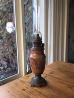 Olielamp, Huis en Inrichting, Lampen | Tafellampen, Ophalen of Verzenden, Zo goed als nieuw, Minder dan 50 cm