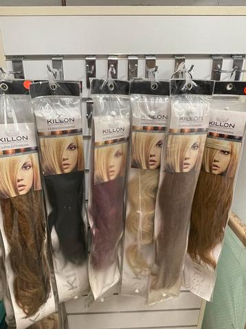 Clipin extensions - KILLON real hair beschikbaar voor biedingen