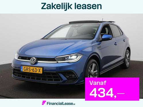 Volkswagen Polo 1.0 TSI R-Line DSG / Panodak / Adap. Cruise, Auto's, Volkswagen, Bedrijf, Lease, Financial lease, Polo, ABS, Adaptieve lichten