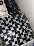 Cifre Trento zwart/zilveren mozaïek tegels 30x30cm, Doe-het-zelf en Verbouw, Nieuw, Minder dan 5 m², Wandtegels, Keramiek