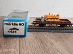 Modeltrein Ho marklin wagon 4424 met bulldozer in doos, Hobby en Vrije tijd, Modeltreinen | H0, Wisselstroom, Wagon, Ophalen of Verzenden