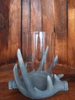 Leuk glas voor theelichtje / decoratie, Huis en Inrichting, Woonaccessoires | Overige, Ophalen of Verzenden, Gebruikt