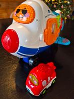 VTech 2 in 1 Vrachtvliegtuig incl. Vincent vliegtuig, Kinderen en Baby's, Speelgoed | Vtech, Ophalen, Gebruikt, 2 tot 4 jaar