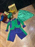 Pietenpak groen paars maat 110 Sinterklaas set, Diversen, Sinterklaas, Ophalen of Verzenden, Zo goed als nieuw