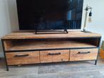 Romaro TV Meubel 150 cm Teak, Ophalen, Zo goed als nieuw, Minder dan 100 cm, Industrieel